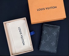 Louis Vuitton Monogram Eclipse Organizer de Poche M61696 Black Card Case respons