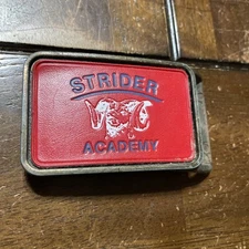 Strider Academy, Charleston, Mississippi belt buckle vintage