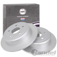2X A.B.S. Bremsscheiben 316Mm Hinten Passend FüR Jeep Wrangler