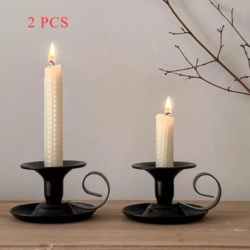 Iron Candlestick Stand Candle