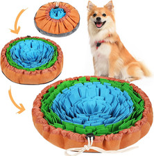 Snuffle Mat for Dogs, Adjustable Treats Feeding Mat for Slow Eating and Keep Bus