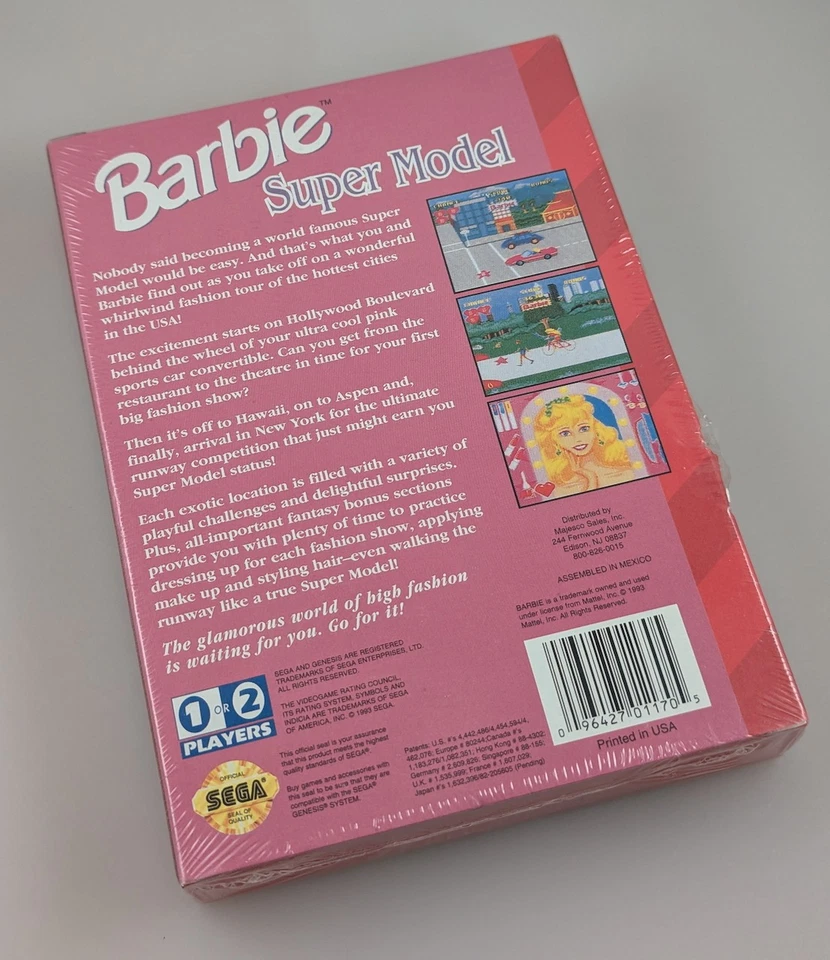 Sega Genesis - Barbie Super Model - Brand New Factory Sealed - Image 2 of 4