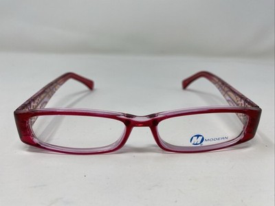 Modern Optical FIREWORKS PLUM 46-16-135 Purple Full Rim Eyeglasses Frame OA82