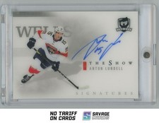 2021-22 Upper Deck The Cup Show Auto Anton Lundell Auto #SW-42 Florida Panthers