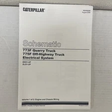 Caterpillar 773F and 775F electrical wiring schematic
