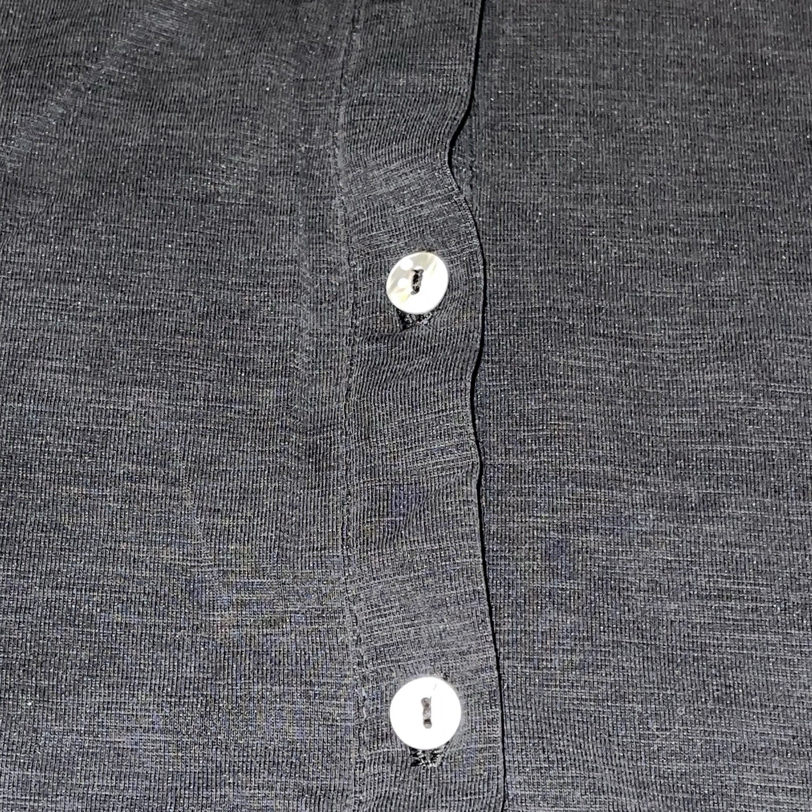 Green Envelope Black Button Down Blouse - image 4