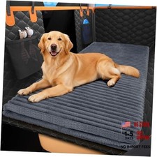 Backseat Pet Bed Mat, Non-Slip Dog Bed for Car Back Seat, Washable Travel Grey