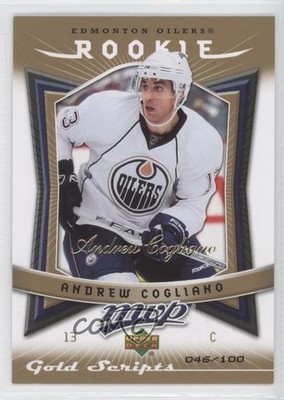 2007-08 Upper Deck MVP Gold Scripts 46/100 Andrew Cogliano #363 Rookie RC 0f8
