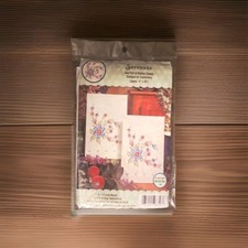 Serenade Pair Of Kitchen Towels Stamped For Embroidery