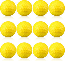 12 Pcs Foam Golf Practice Balls Soft Foam Balls for Golf Practice Realistic Feel