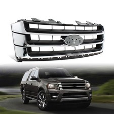 For Ford Expedition 2015 2016 2017 Chrome Front Bumper Upper Grill Abs Grille For Ford Expedition 2015 2016 2017 Chrome Front Bumper Upper Grill Abs Grille