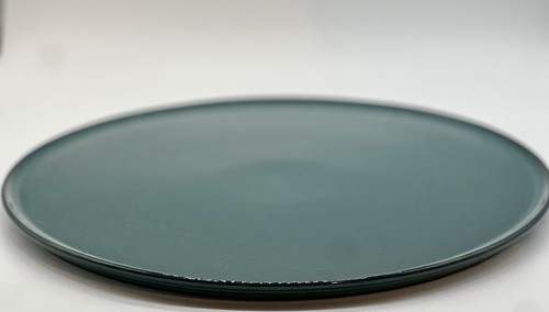 Vintage Denby Harlequin Green/Blue 13" Chop Plate Round Platter - Picture 5 of 5