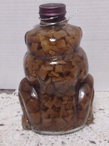 Rare Shonfeld’s Glass Sculpted Monkey Bottle Kitchen Decor Food Art - Picture 3 of 10