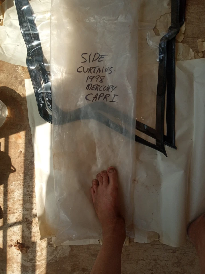 1998 FORD MERMERCURY CAPRI БОКОВЫЕ ОКОННЫЕ ПАНЕЛИ НОВЫЙ ИЗ СТАРЫХ ЗАПАСОВ $150 - Изображение 2 из 4