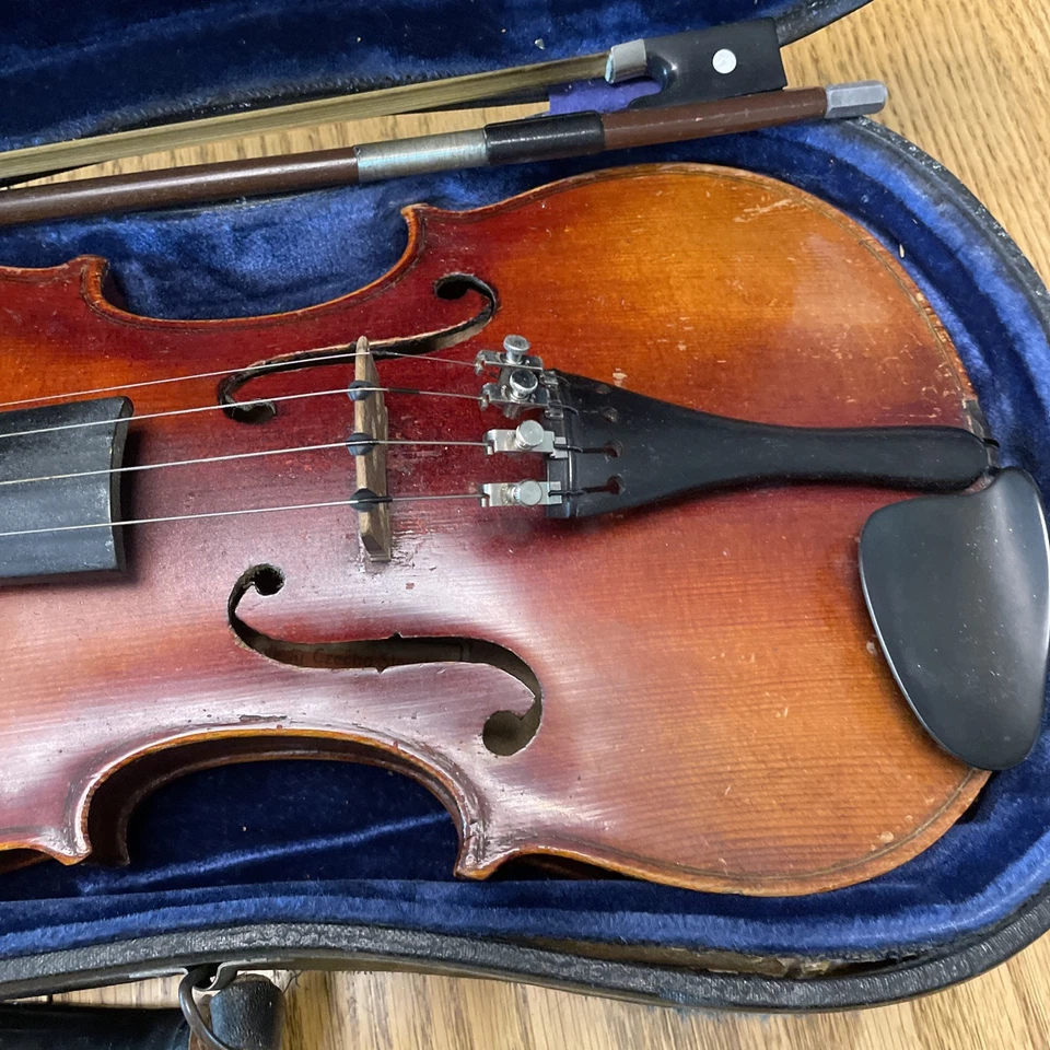 复古 Lifton 小提琴 美国制造 盒子和弓 状况良好 带额外弦 — 第 2/4 张图片