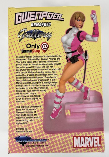 Marvel Gallery Gwenpool Unmasked PVC Diorama Gamestop Exclusive - Picture 7 of 11