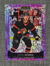 Josh Norris 2021-22 O-Pee-Chee Platinum Hockey Violet Pixels /299 #93