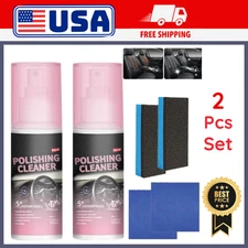 2 PCS Set Car Detailer Interior Cleaner and Polishing, Cleaner Car Interior - US