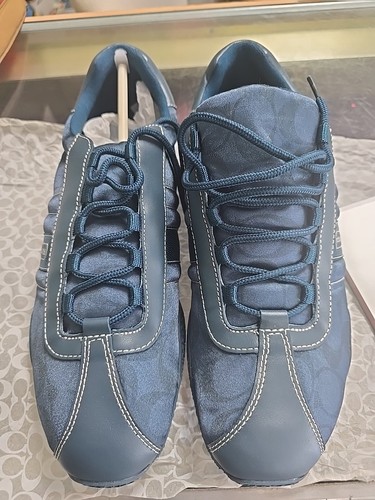 Schöne brandneue Kirby 12CM Signature Satin Damen Coach Turnschuhe Größe 11