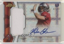 2013 Topps Finest Rookie X-Fractor /15 Mike Glennon #RAP-MG RPA Patch Auto RC