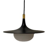 Domoletti Bothnia Pendelleuchte Schwarz Metall G9 40W IP20 35 Cm Wohnzimmer