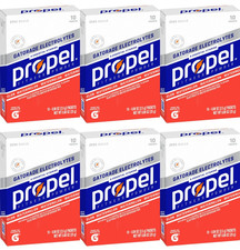 6 BOXES Propel Electrolyte Powder Packets, Watermelon 10 Packets/Box BB 11/25