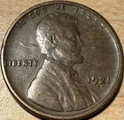 1921 S Lincoln Wheat Cent ~  VF T102