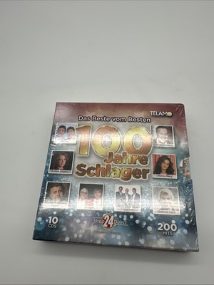 100 JAHRE SCHLAGER - 10 CDs - 200 Hits - DAS BESTE VOM BESTEN - Various Artists