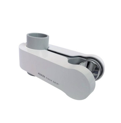 Aqualisa 910599 Pinch Grip Duschkopfhalter - Weiß, 25 mm