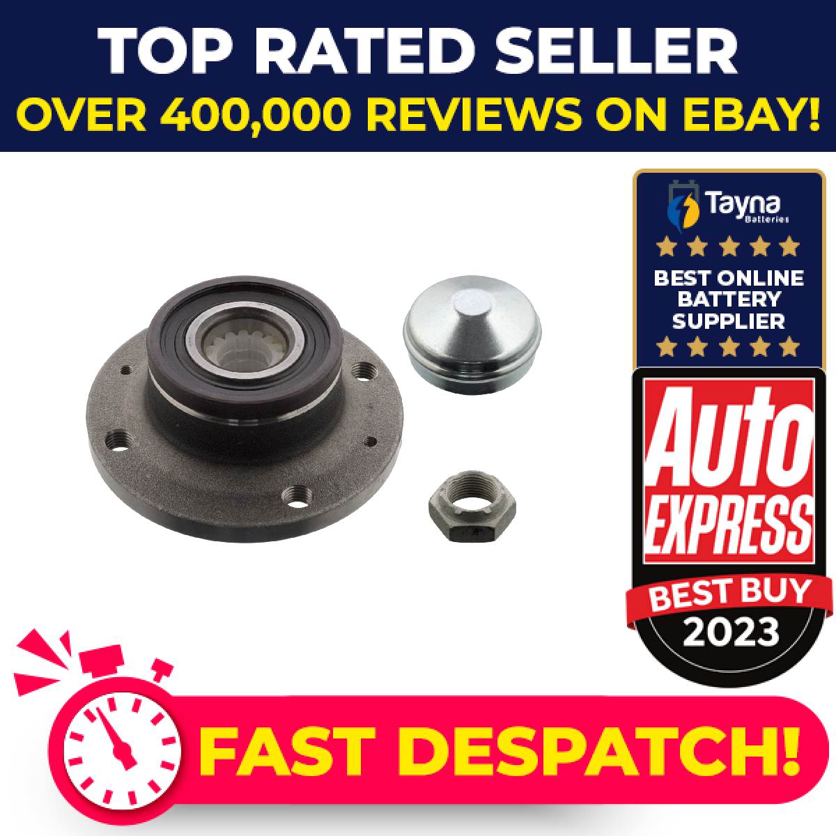 Wheel Bearing Kit fits ABARTH PUNTO 199.AXX1B 1.4 Rear 2009 on 955A8.000 Febi
