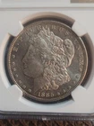 1885 O Morgan Silver Dollar MS64 NGC Mirrored Fields