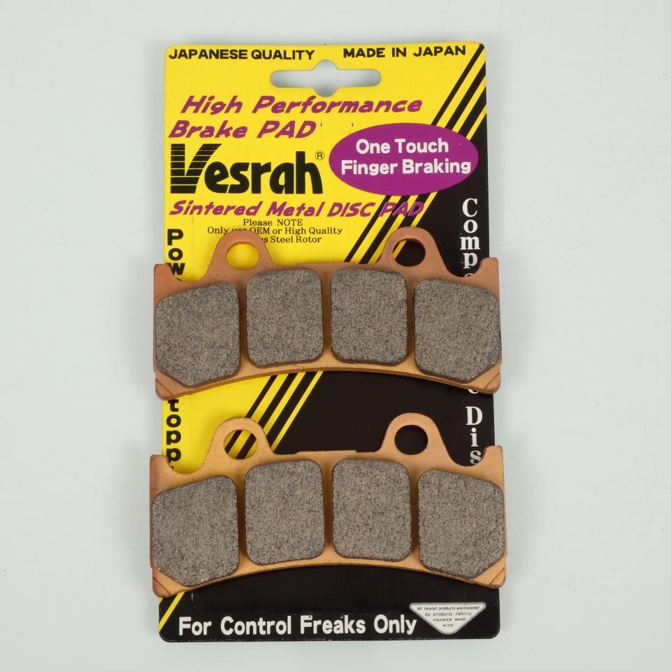 Plaquette de frein Vesrah moto Triumph 900 Daytona à friction stable et usure réduite avant