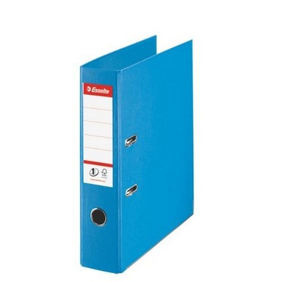 Esselte DIN A4 Ordner, Hellblau, 72 mm Rückenbreite, Kunststoff, 811311 Breit He