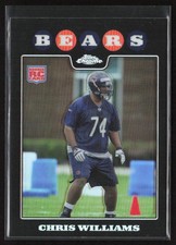 2008 Topps Chrome Refractors Chris Williams #TC209 Rookie Chicago Bears