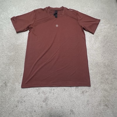 NWOT Virus Drift Short Sleeve T Shirt Mens Medium Orange Rust A3