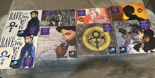 Lot Of 8 Sealed Prince LPs Chaos Disorder Versace 3121 Musicology Purple Vinyl
