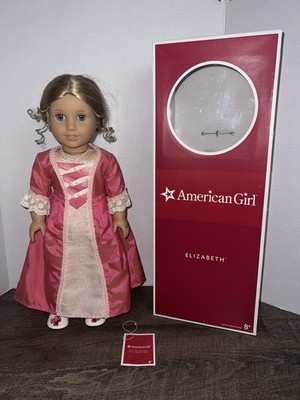 American Girl Elizabeth Doll 18''with box Rare Retired Historical