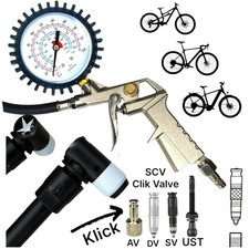 Compressore Ad Aria Pistola & Testa Di Pompa Valvola CLIK Schwalbe SCV