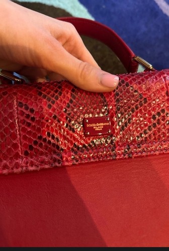 Dolce & Gabbana Handbag Red, Python - Picture 3 of 7
