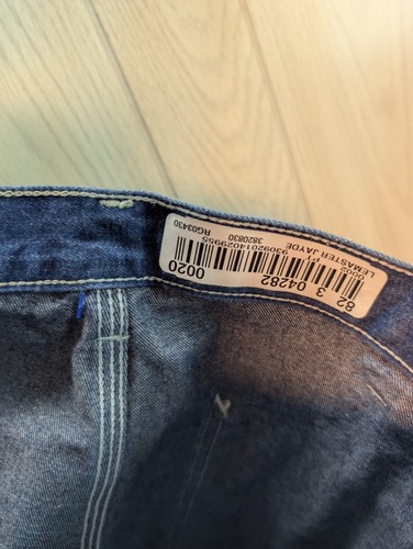 Carhartt 382-83 Dungaree Fit Utility Jeans Relaxed Men's Denim Loose Work Wear - Picture 8 of 10