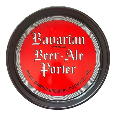 Bavarian Beer Ale Porter tray from the Mount Carbon Brewery Pottsville PA