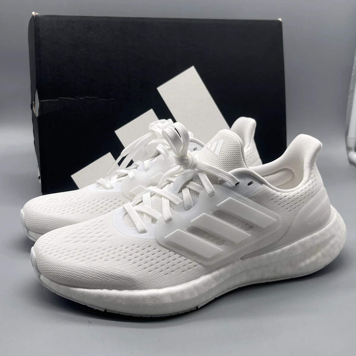 Adidas PureBoost 23 Triple White for sale | eBay
