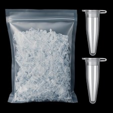 0.2ml Microcentrifuge Tubes 1000 PCS Max RCF 13,000xg Lab Test Snap Cap PP