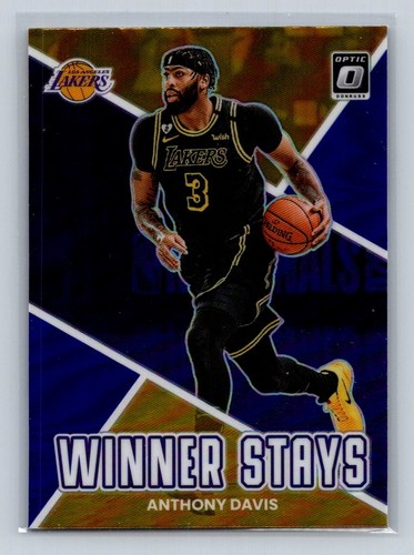 2022 Donruss Optic #8 Anthony Davis Winner Stays Purple Prizm Lakers B44