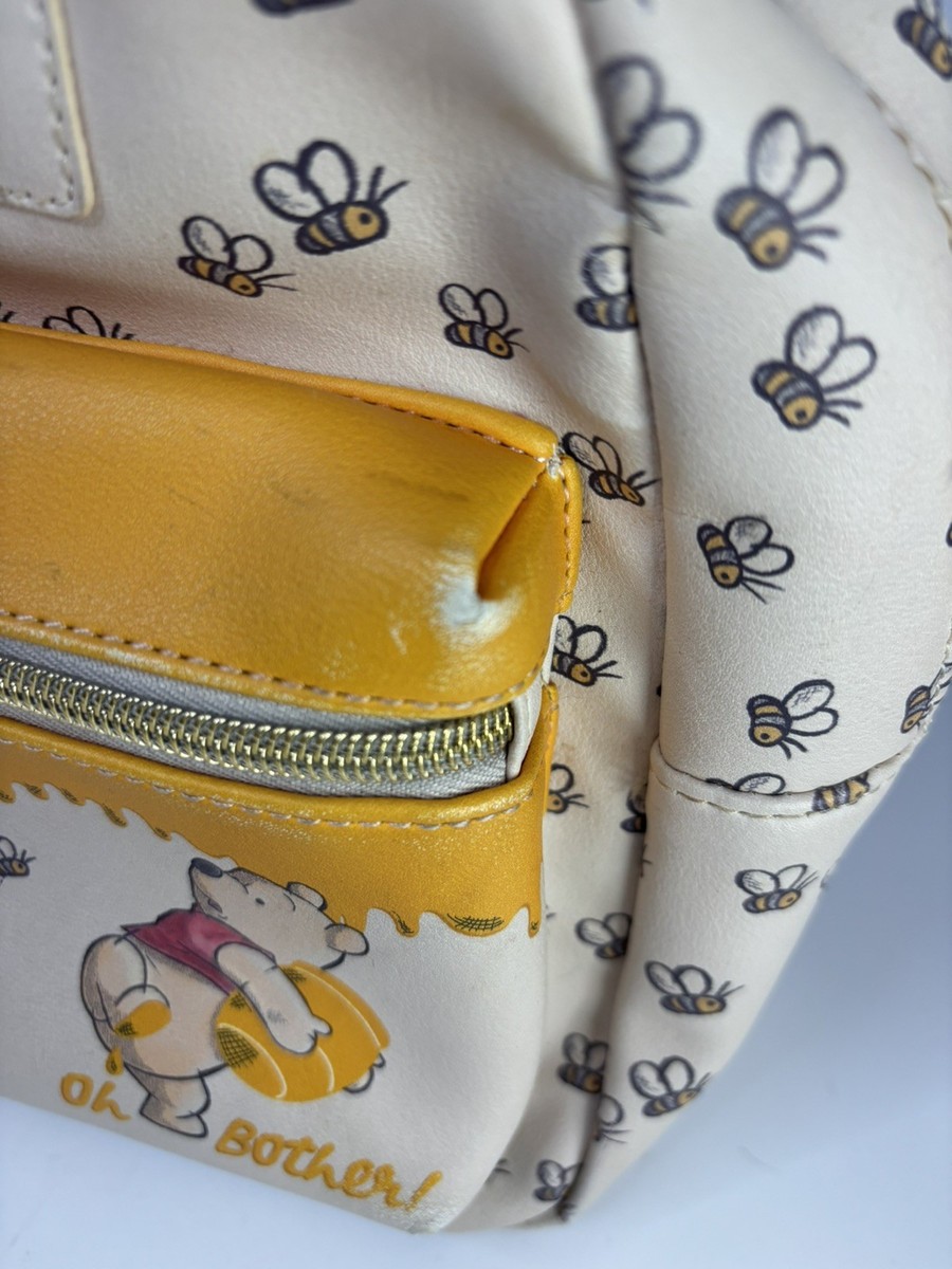 Loungefly Disney Winnie The Pooh Mini Backpack Honey Bees Pattern "Oh Bother" View 5