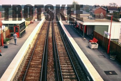 35mm Slide BR British Rail Scene View Wool Station 1989 Original