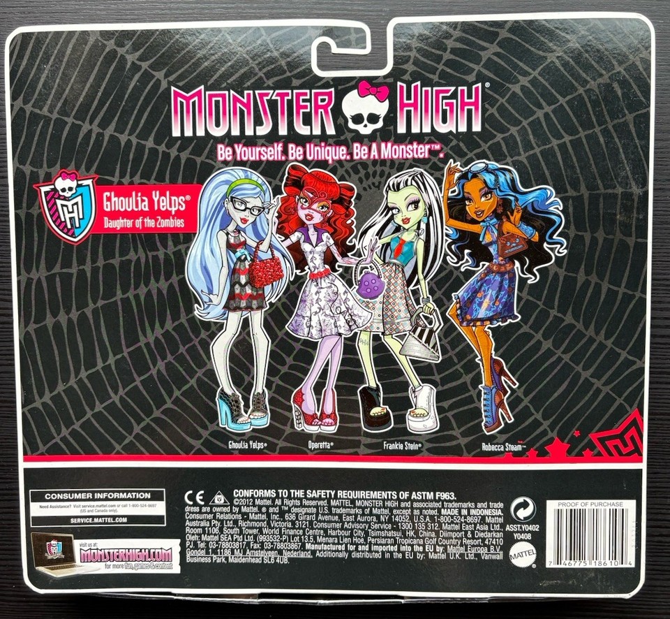 Rubie's Costume Ghoulia Yelps Da Bambina, Personaggio Monster High, Taglia L