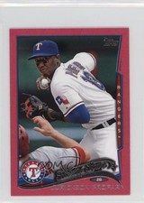 2014 Topps Mini Future Stars Pink BCA 6/25 Jurickson Profar #18 0w3