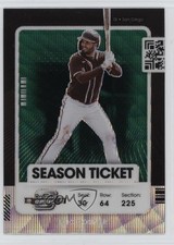2021 Panini Contenders Season Ticket Optic Green Wave Prizm Eric Hosmer #24 0t2