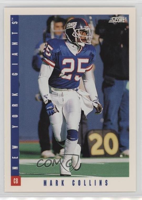 1993 Score Mark Collins #294 2k3